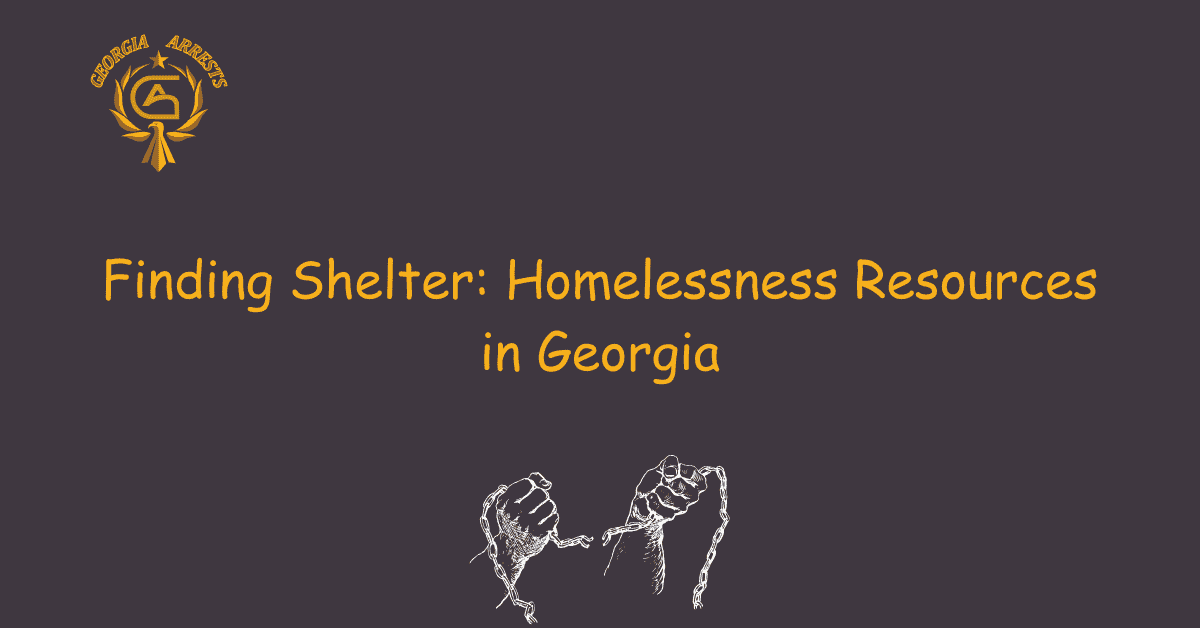 Finding Shelter Homelessness Resources in GA