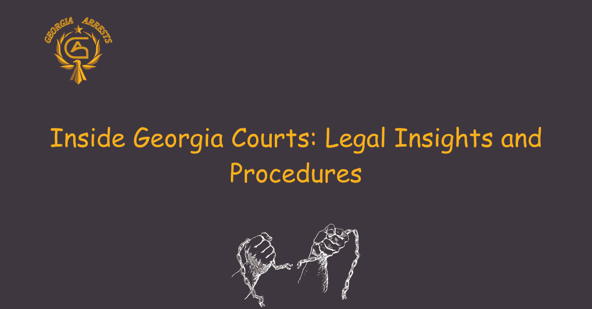 Inside Georgia Courts: Legal Insights and Procedures